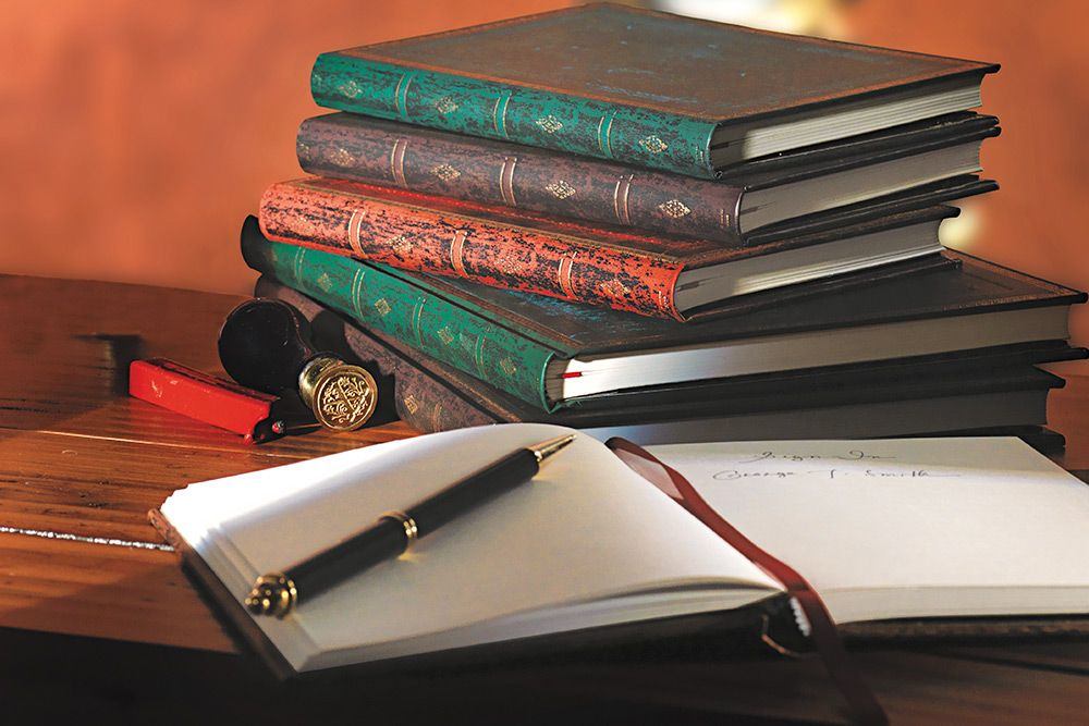 Midnight Steel - Old Leather Collection - Hardcover Journals